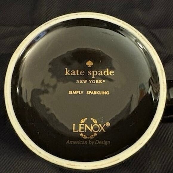 Lenox Kate Spade New York Simply Sparkling "This is the Life" Coffee Tea Mug - Picture 6 of 6